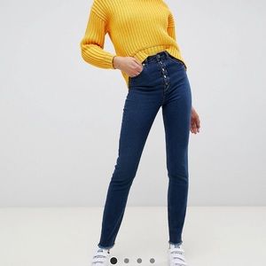 ASOS “Farleigh” Slim Mom High Waisted Jeans